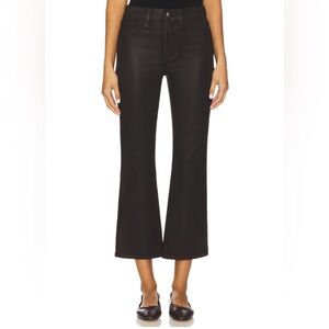 PISTOLA LENNON HIGH RISE CROP BOOT PANT - COATED MOCHA